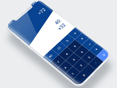 Daily UI #004 / Calculator 004 calculator dailyui dailyui 004 design dribbble graphicdesign iphone x uidesign