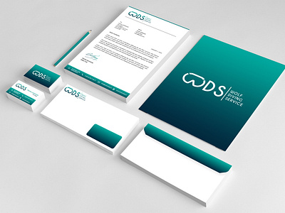 wolf diving service - Logo design Branding design