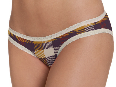 Portland Plaid – PACT Fall 2012 fashion lace pattern underwear