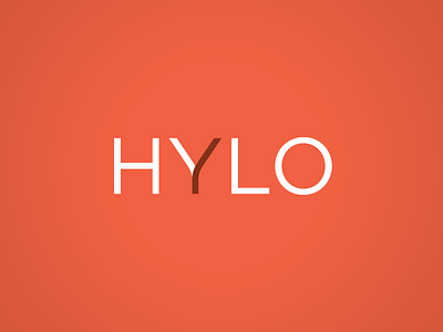 Hylo gotham identity logo minimal split