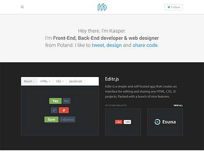 Portfolio redesign blog light minimal portfolio web design webdesign