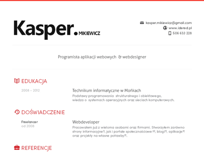 Kasper resume