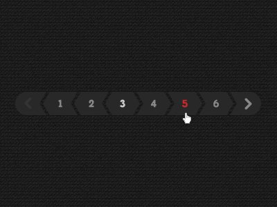 Pagination - dark dark dici pagination