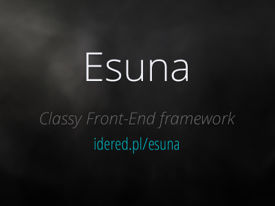 Esuna: Classy Front-End framework