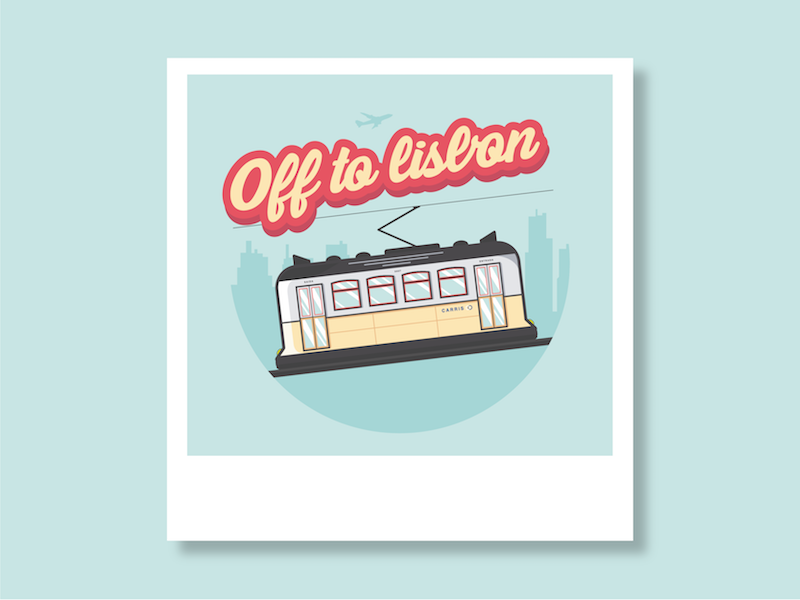 Off to Lisbon! illustrator voyage illustration lisbon
