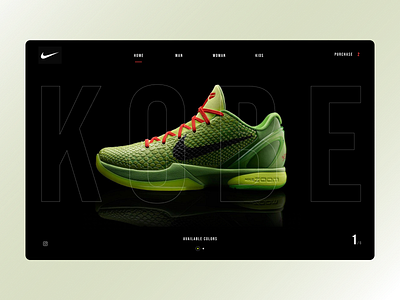 Nike Desktop UI Concept