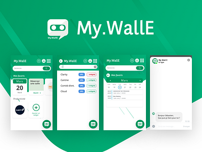 MyWallE ai artificial intelligence chatbot mobile ui mywalle project ux