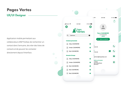 BNP Paribas - Pages Vertes bnp bnpparibas pagesvertes sketchapp uidesign ux uxdesign uxui