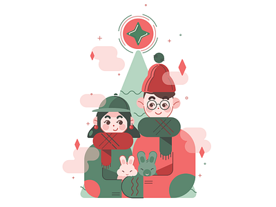 X'mas 2019 adobe illustrator christmas happy holidays illustration vector