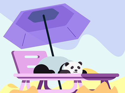 Chillin' panda