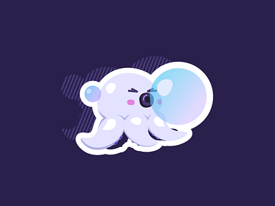 Octy character cute art graphic art octopuss