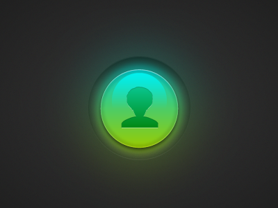 Alien Panic Button alien pictos button panic afro ball glow icon sphere