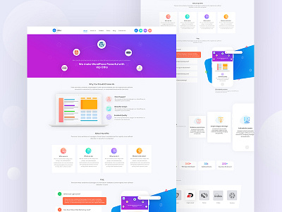 Otho landing page Design