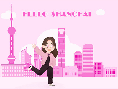 HELLO SHANGHAI illustration