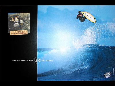 Surf advertising beach copywriter fly hawaii honolulu ocean poster sport surf surfboard wasiswas wave