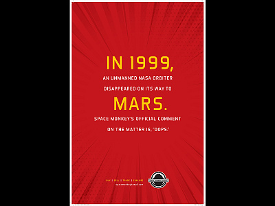 Mars collector comics hawaii mars nasa poster red