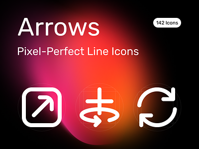 Arrows V1.0 — Pixel-Perfect Line Icons down