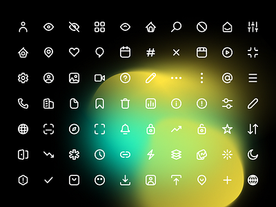 UI Basic V1.1 — Pixel-Perfect Line Icons