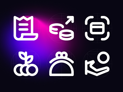 Finance — Pixel-Perfect Line Icons bitcoin blockchain crypto design finance fintech icon icon set icons icons pack mark money token ui user interface icons wallet wireframe