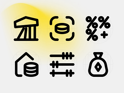 Finance — Pixel-Perfect Line Icons