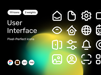 User Interface Basic — Pixel-Perfect Icons