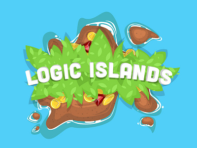 Logic Islands game design logo