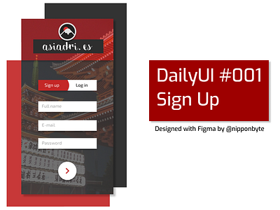 DailyUI #001 - Sign Up