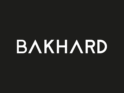 BAKHARD Logo branding design logo type typography