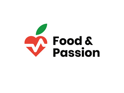 Food and Passion Version 2 branding design food illustration logo