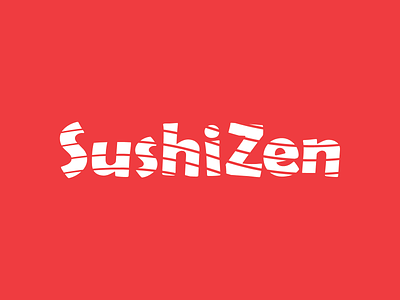 Logo Challenge Day 5 - SushiZen branding design fish japanese logo salmon sushi zen