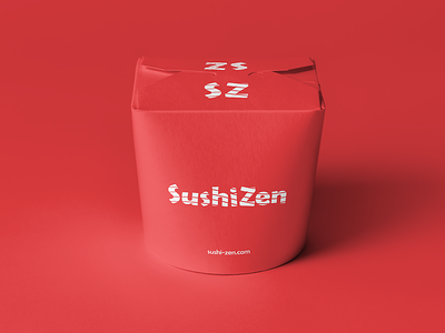 SushiZen - food box box branding food food and beverage japan logo mockup packaging sushi zen