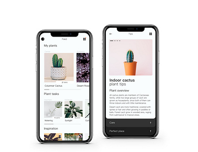 Plant App app app design application concept design interface interface design mobile mobile app plant ui ux visual