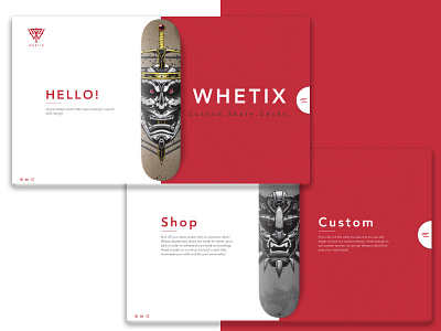 Skateboard deck website