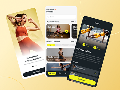 Fitness & Workout mobile app