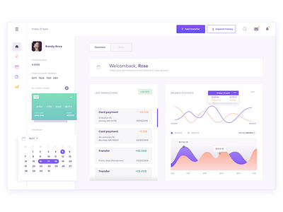 Just a Dashboard by Khanh Dinh on Dribbble