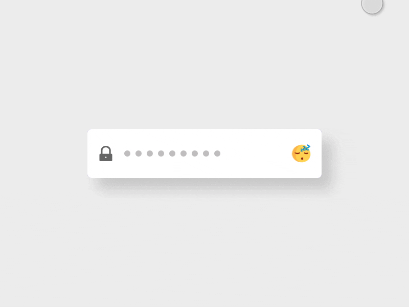 Show/Hide Pass with Messenger emojiiiiii animation hide password show