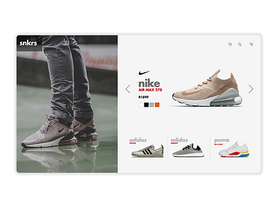 SNKRS online sneaker store design shoes sneakerhead sneakers ui ux web