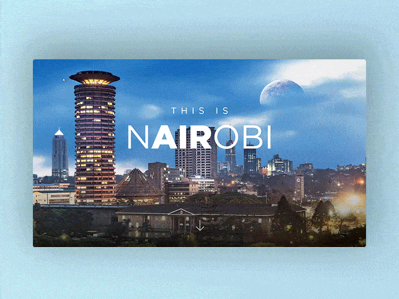 Nairobi Tour UI/UX animation design ui ux
