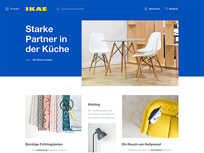 Ikea Website Redesign blue ikea redesign website