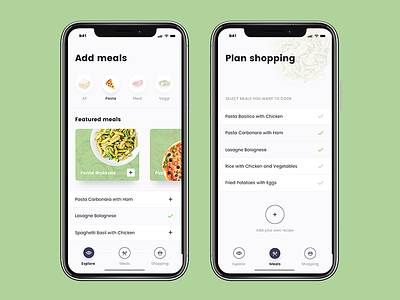 Cooky — App Design app cook design food mobile recipes ui