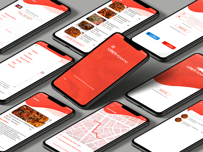 Food delivery app UI design by Michael Eze on Dribbble