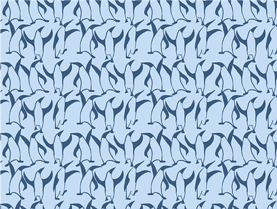 Pinguin Patterndesign animals blue children design fabricdesign giftwrap illustration patterdesign pattern surfacepatterndesign textiledesign wallpaper