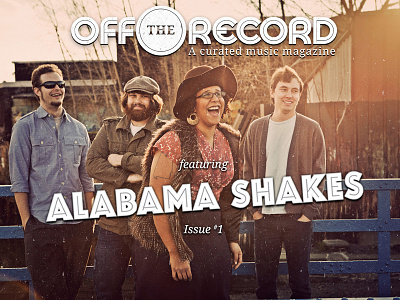 Off The Record - Issue#1 design editorial logo design magazine music photography responsive typography web design