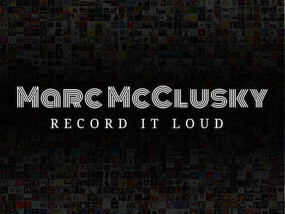 Mark McClusky Branding branding logo music typography