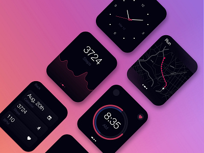 apple watch screens