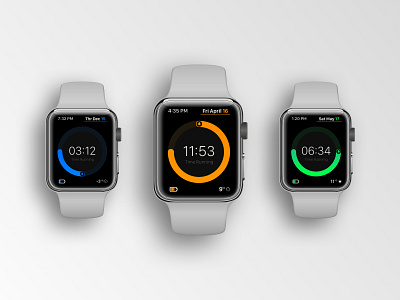 Apple Watch Timer design ui ux