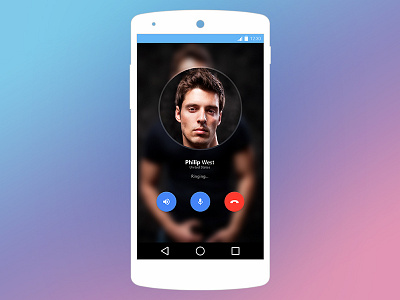 Chat App Design | Calling Interface | Material