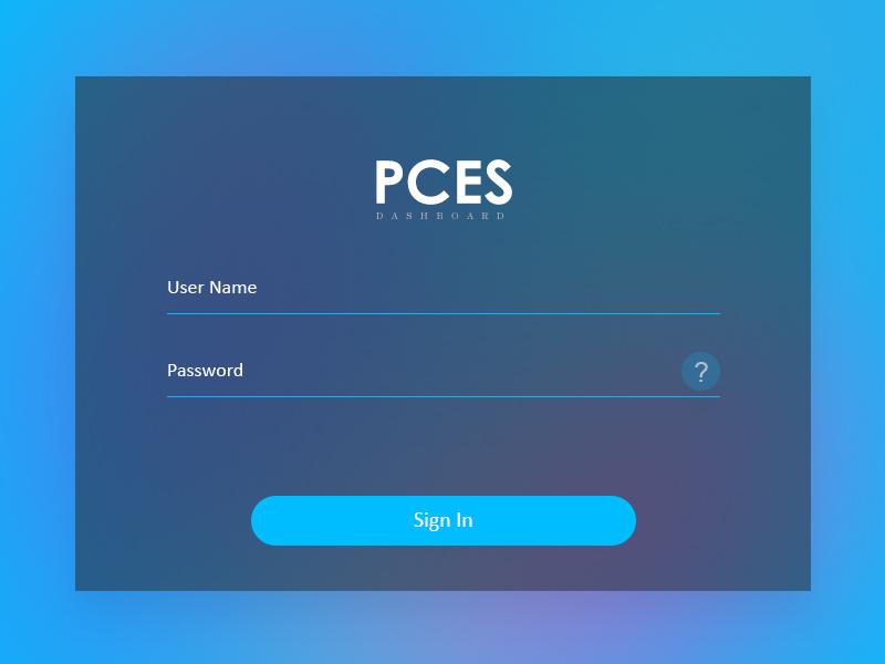 Dashboard Login by mubarakcc7 on Dribbble