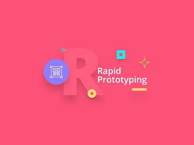 Rapid Prototyping 3d brand brilliant flat icon neon page paper title typography ui ux