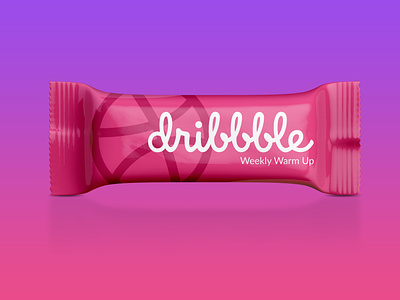 Dribbble Chocolate Candy! 🍫 branding design chocolate dribbble icon packaging ui ux warmup wrapper